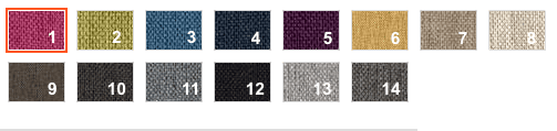 Fabric choices for Versaloft chair
