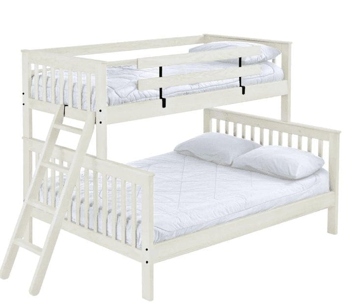 Twin Xl Over Queen Mission Custom, Queen Over Single Bunk Bed
