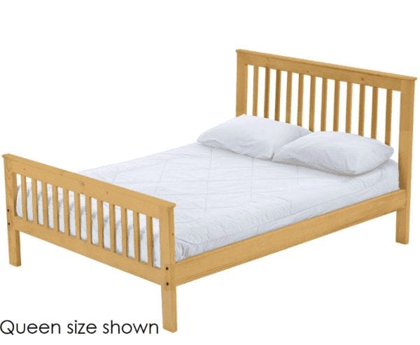 Mission Bed Frame Custom Wooden, Queen Size Mission Style Bed Frame