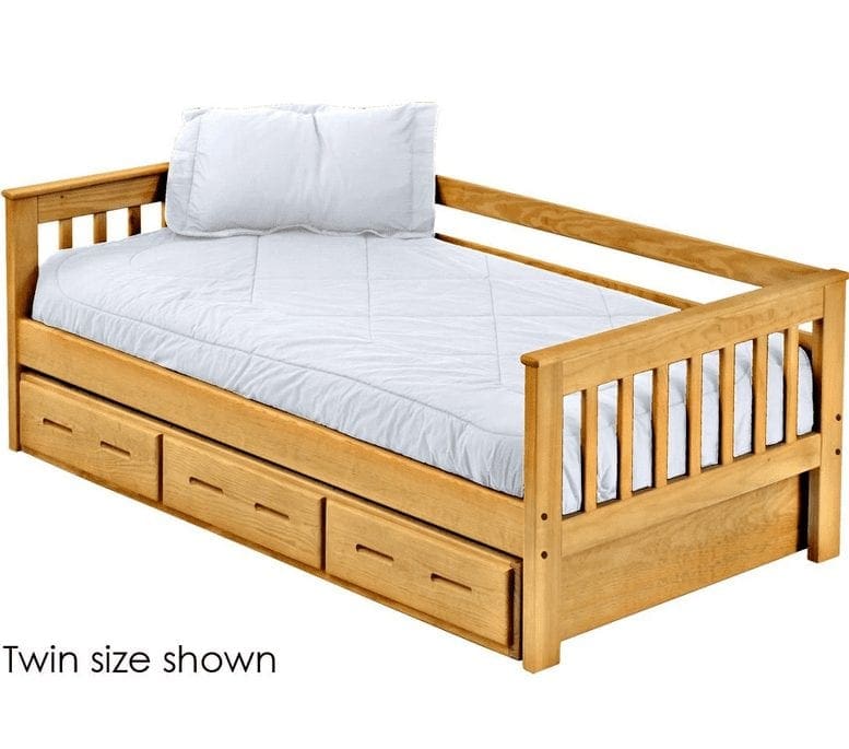 Mission Day Bed Custom Wooden Bedroom, Twin Bed With Drawers Canada